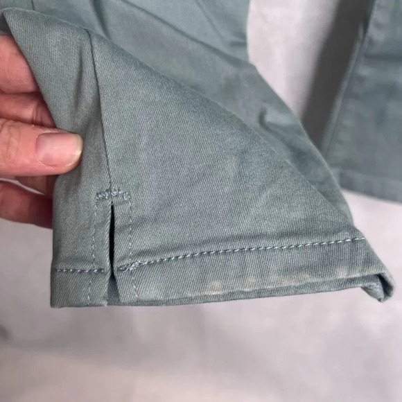 Wit‎ & Wisdom Ab Solution Light Green Twill Skinny Trouser Pants Sz 0 - Picture 6 of 10